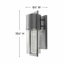 Load image into Gallery viewer, Shelter Outdoor Wall Light - line drawing.
