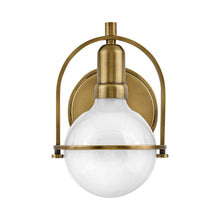 Load image into Gallery viewer, Somerset Bath Wall Light in Heritage Brass.

