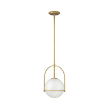 Load image into Gallery viewer, Somerset Pendant Light in Medium/Heritage Brass.
