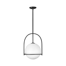 Load image into Gallery viewer, Somerset Pendant Light in Large/Black.

