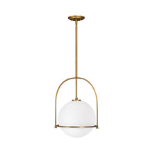 Load image into Gallery viewer, Somerset Pendant Light in Large/Heritage Brass.
