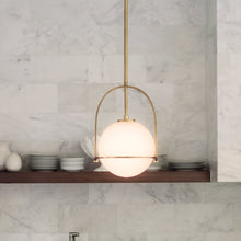 Load image into Gallery viewer, Somerset Pendant Light in dining room.
