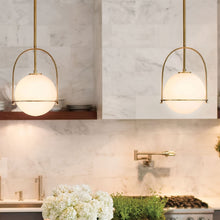 Load image into Gallery viewer, Somerset Pendant Light in dining room.
