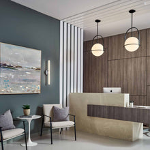 Load image into Gallery viewer, Somerset Pendant Light in office.
