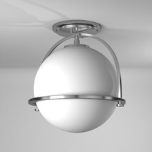 Load image into Gallery viewer, Somerset Semi Flush Mount Ceiling Light in Detail.
