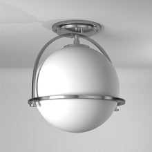 Load image into Gallery viewer, Somerset Semi Flush Mount Ceiling Light in Detail.
