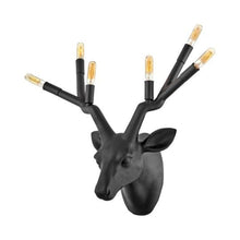Load image into Gallery viewer, Stag indoor Wall Light in Detail.
