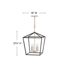 Load image into Gallery viewer, Stinson Chandelierin in line drawing.
