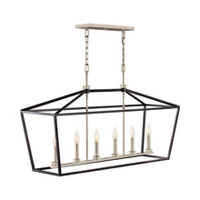 Load image into Gallery viewer, Stinson Linear Pendant Light in Black.
