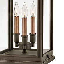 Load image into Gallery viewer, Sutcliffe Outdoor Pier Mount Light in Detail.
