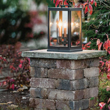 Load image into Gallery viewer, Sutcliffe Outdoor Pier Mount Light in Outside Area.
