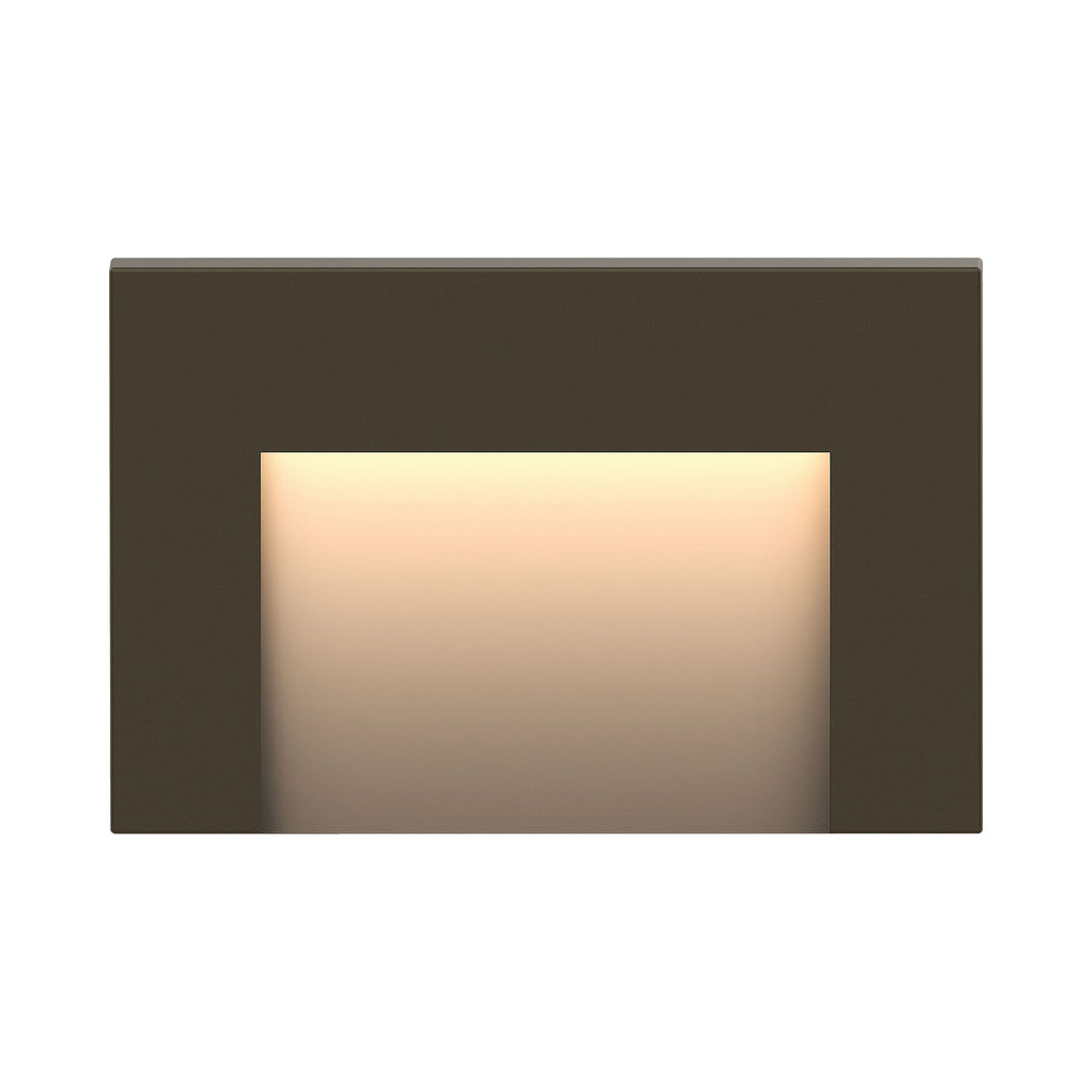Taper Led Deck Light in Horizontal/Bronze.
