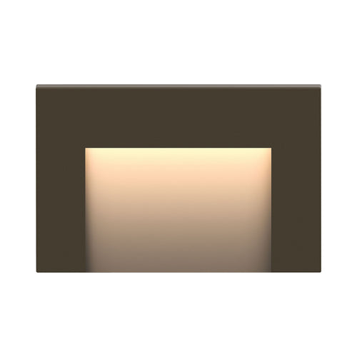 Taper Led Deck Light in Bronze.