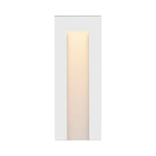 Load image into Gallery viewer, Taper Led Deck Light in Tall Vertical/Satin White.
