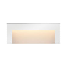 Load image into Gallery viewer, Taper Led Deck Light in Wide Horizontal/Satin White.
