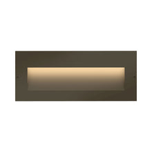 Load image into Gallery viewer, Taper LED Step Light in Wide Horizontal/Bronze.
