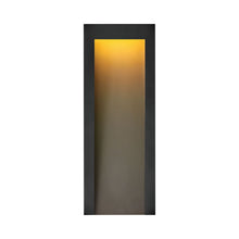 Load image into Gallery viewer, Taper Outdoor LED Wall Light in Textured Black (Large).

