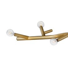 Load image into Gallery viewer, Twiggy Linear Pendant Light in Detail.
