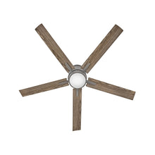 Load image into Gallery viewer, Vail Led Flush Mount Ceiling Fan in Detail.
