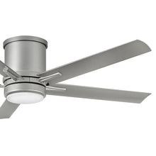 Load image into Gallery viewer, Vail Led Flush Mount Ceiling Fan in Detail.
