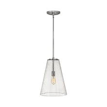 Load image into Gallery viewer, Vance Pendant Light in Polished Nickel.
