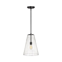 Load image into Gallery viewer, Vance Pendant Light in Satin Black.
