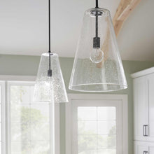 Load image into Gallery viewer, Vance Pendant Light in dining room.
