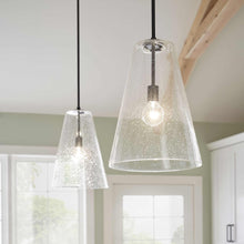 Load image into Gallery viewer, Vance Pendant Light in dining room.
