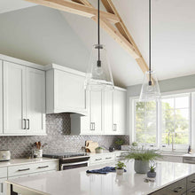 Load image into Gallery viewer, Vance Pendant Light in dining room.
