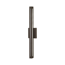 Load image into Gallery viewer, Vue Outdoor LED Wall Light in Large/Bronze.
