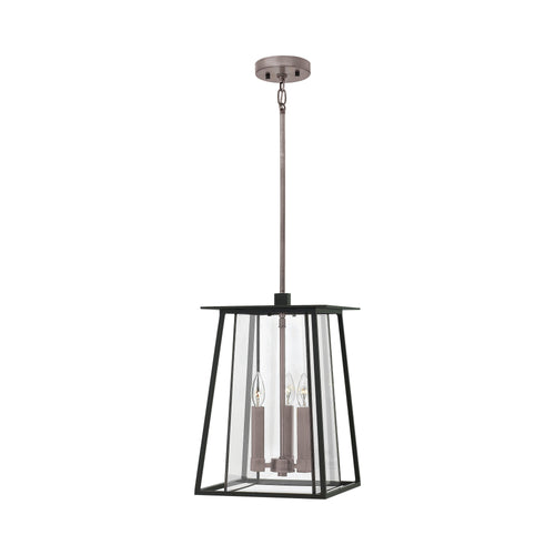 Walker Outside Area Pendant Light in Black.