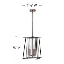 Load image into Gallery viewer, Walker Outside Area Pendant Lightin in line drawing.
