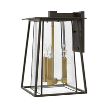 Load image into Gallery viewer, Walker Outdoor Wall Light in Large/Buckeye Bronze.
