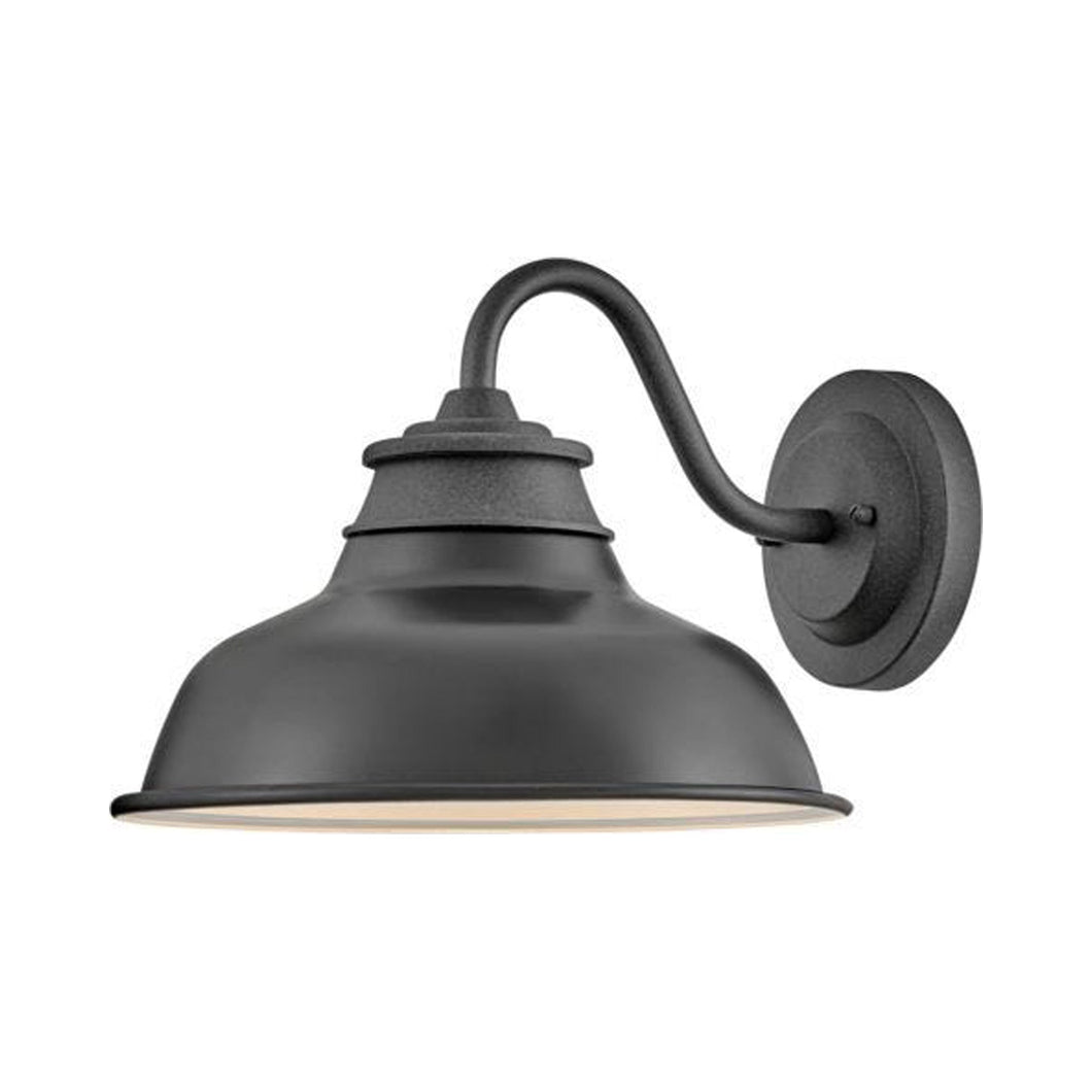 Wallace Outdoor Wall Light in Aged Zinc.