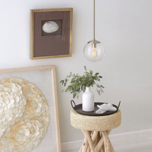 Load image into Gallery viewer, Warby Pendant Light in Exhibition.
