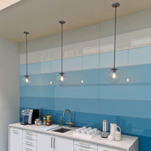 Load image into Gallery viewer, Warby Pendant Light in Exhibition.
