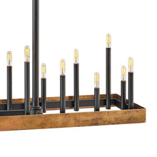 Load image into Gallery viewer, Wells Linear Pendant Light in Detail.

