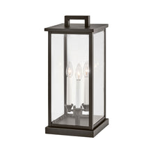 Load image into Gallery viewer, Weymouth Outdoor Pier Mount Light in Oil Rubbed Bronze.
