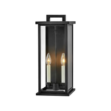Load image into Gallery viewer, Weymouth Outdoor Wall Light in Medium/Black.
