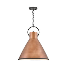 Load image into Gallery viewer, Winnie Pendant Light in Medium/Antique Copper.
