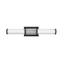 Load image into Gallery viewer, Zevi LED Bath Vanity Light in Black/Chrome (Medium).
