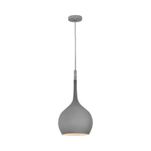 Load image into Gallery viewer, Ziggy Pendant Light in Matte Gray.
