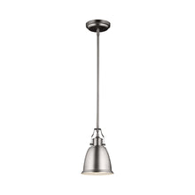 Load image into Gallery viewer, Hobson Pendant Light in Small/Satin Nickel.
