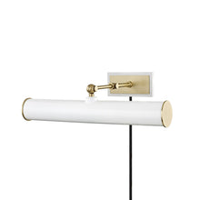 Load image into Gallery viewer, Holly Picture Light in Aged Brass / White (2-Light).

