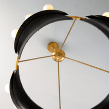 Load image into Gallery viewer, Hopper Chandelier in Detail.
