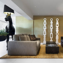 Load image into Gallery viewer, Horse Floor Lamp in living room.

