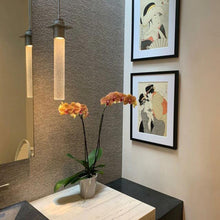 Load image into Gallery viewer, Airis Mini Pendant Light in bathroom.
