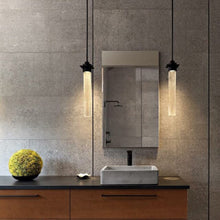 Load image into Gallery viewer, Airis Mini Pendant Light in bathroom.

