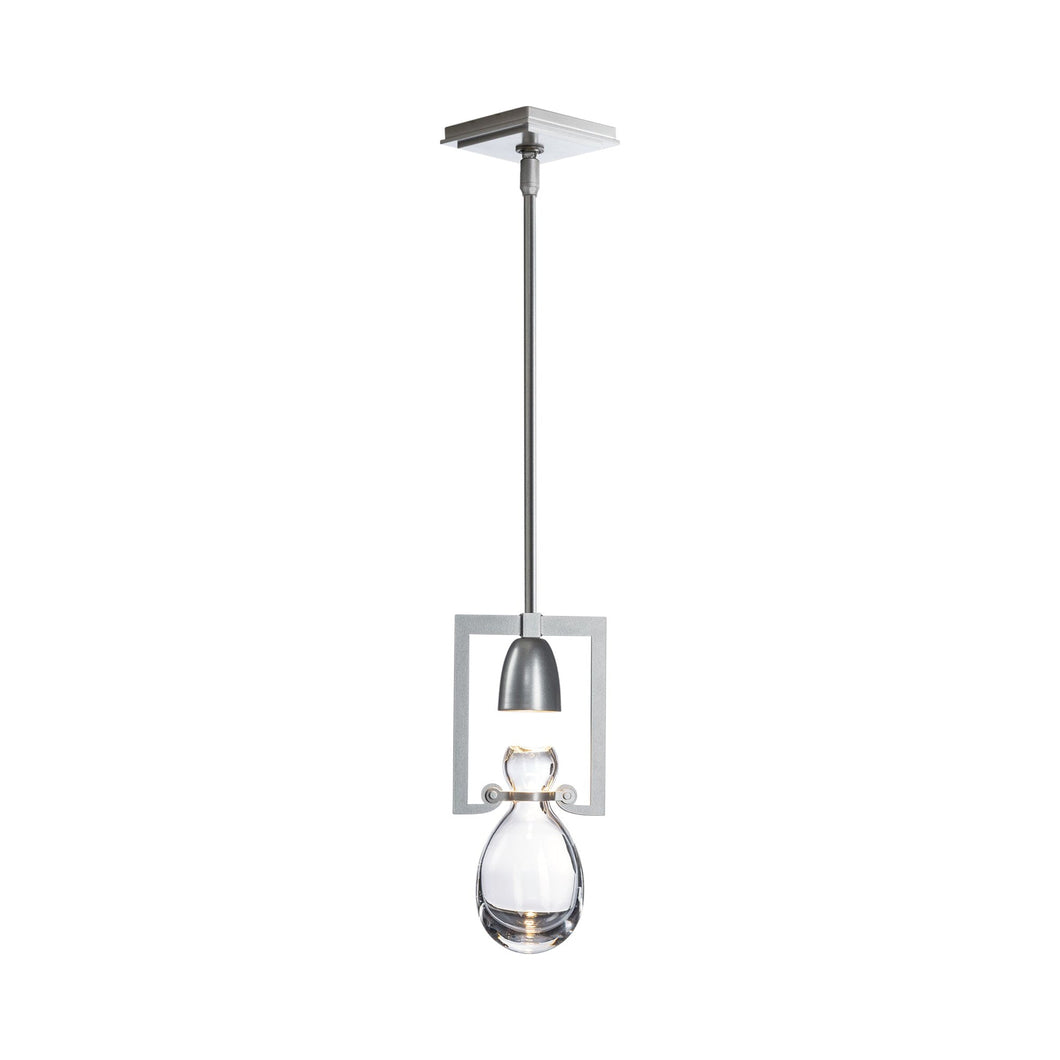 Apothecary Mini Pendant Light in Vintage Platinum.