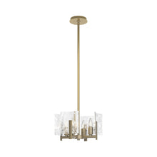 Load image into Gallery viewer, Arc 4-Light Pendant Light in Modern Brass.
